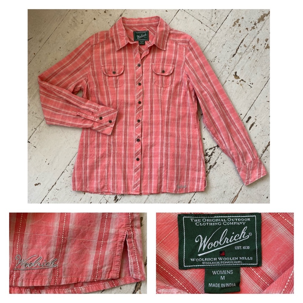 Woolrich Western Button Down Fitted Shirt Blouse